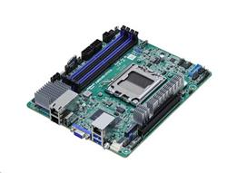 ASRock Rack AM5D4ID-2T/BCM - AM5, X300, 4xDDR5 ECC/nonECC UDIMM, 1xM.2, 1x PCIe, 2x10GB Lan, IPMI