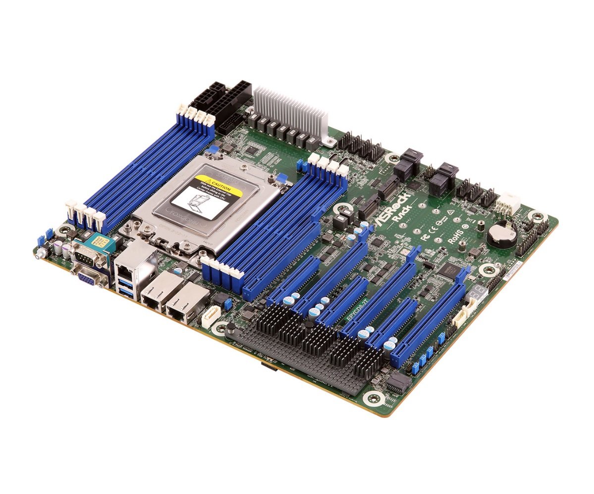 ASRock Rack EPYCD8 1x SP3, 8xDDR4 ECCreg, 9x SATA, 2x M.2(22110,2280), 7x PCIe3, 2x 10Gb LAN, IPMI