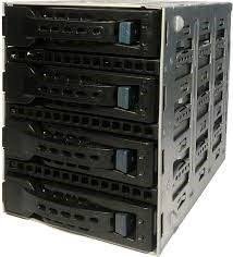 ASUS HDD Cage Kit (including Cage/4 * 3.5" HDD tray w/2.5” Disk Support (4-holes) /SAS 12G Backplane/miniSAS HD to miniS