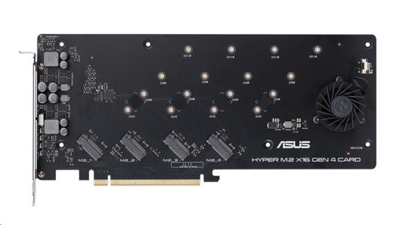 ASUS HYPER M.2 X16 GEN 4 CARD - PCIe rozšiřující karta pro 4x M.2 SSD
