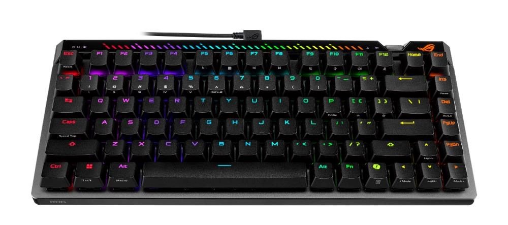 ASUS KB ROG Falchion - US, mechanická, magnetické switche, drátová, high-profile, makro klávesy, podsvícená, černá
