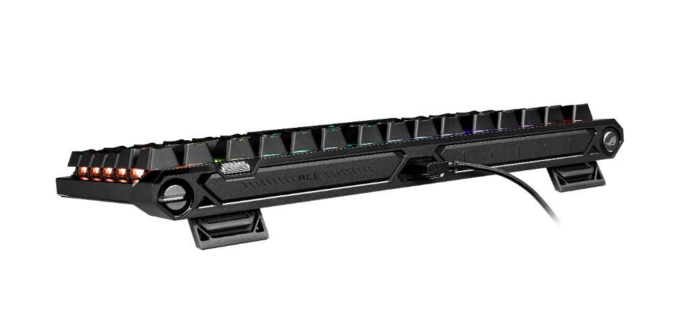 ASUS KB ROG Falchion - US, mechanická, magnetické switche, drátová, high-profile, makro klávesy, podsvícená, černá