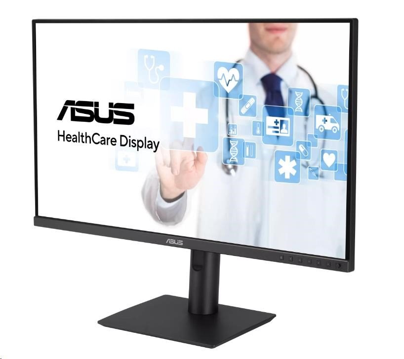 ASUS Monitor Healthcare HA2741A, 27", IPS, 2560x1440, 16:9, 5ms, DP, HDMI, USB-C, 60Hz, Repro