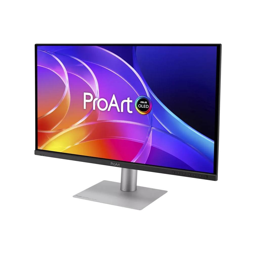 ASUS Monitor ProArt OLED PA279CDV, 26,5", QD-OLED, 3840x2160, 16:9, 0,1ms, DP, HDMI, USB-C, 120Hz, Repro