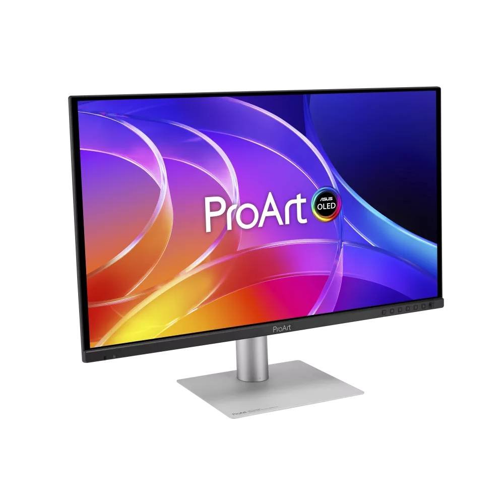 ASUS Monitor ProArt OLED PA279CDV, 26,5", QD-OLED, 3840x2160, 16:9, 0,1ms, DP, HDMI, USB-C, 120Hz, Repro