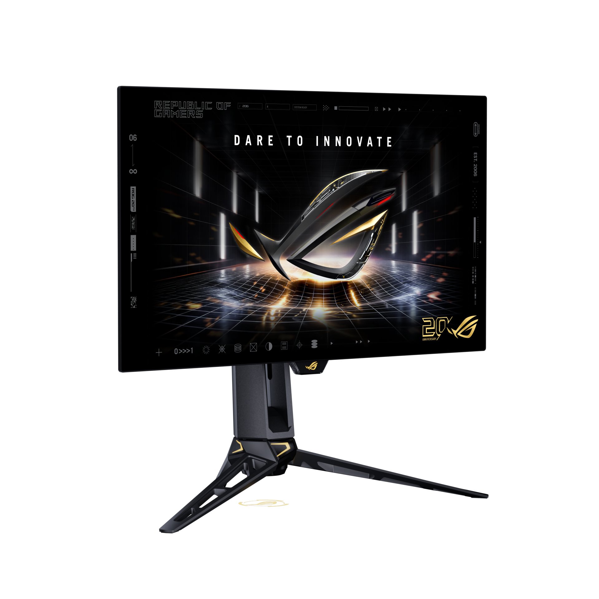 ASUS Monitor ROG Swift OLED PG27AQWP-G, 26,5", Tandem OLED, 2560x1440, 16:9, 0,02ms, DP, HDMI, G-SYNC, 540Hz