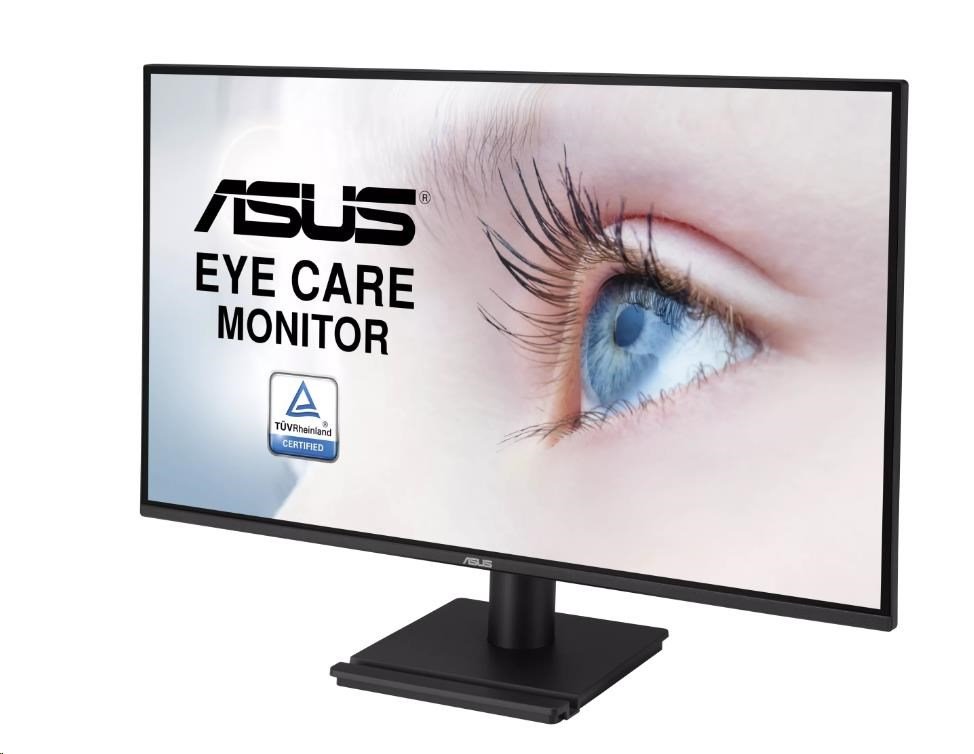 ASUS Monitor VA27AQ, 27", IPS, 2560x1440, 16:9, 1ms, DP, HDMI, 75Hz, Repro