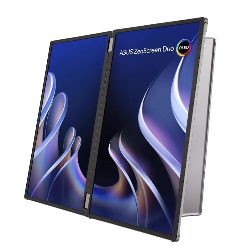ASUS Monitor ZenScreen Duo OLED MQ149CD, 14", OLED, 1920x1200, 16:10, HDMI, USB-C, 60Hz