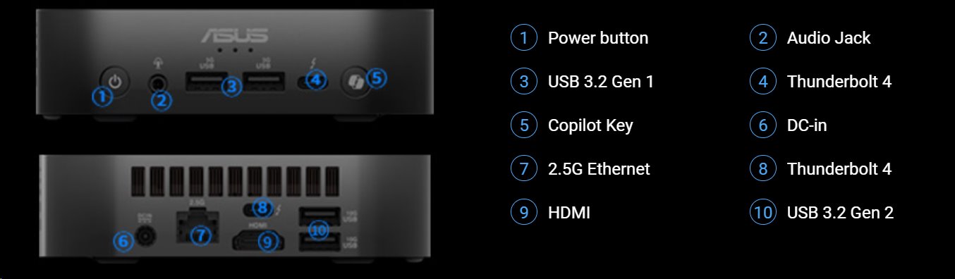ASUS NUC 14 Pro AI NUC14LNK/Intel Core Ultra 5 228V