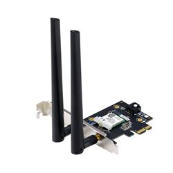 ASUS PCE-BE6500 Tri-Band Wi-Fi 7 PCIe Adapter BE6500, Bluetooth 5.4, 2 ext. antény