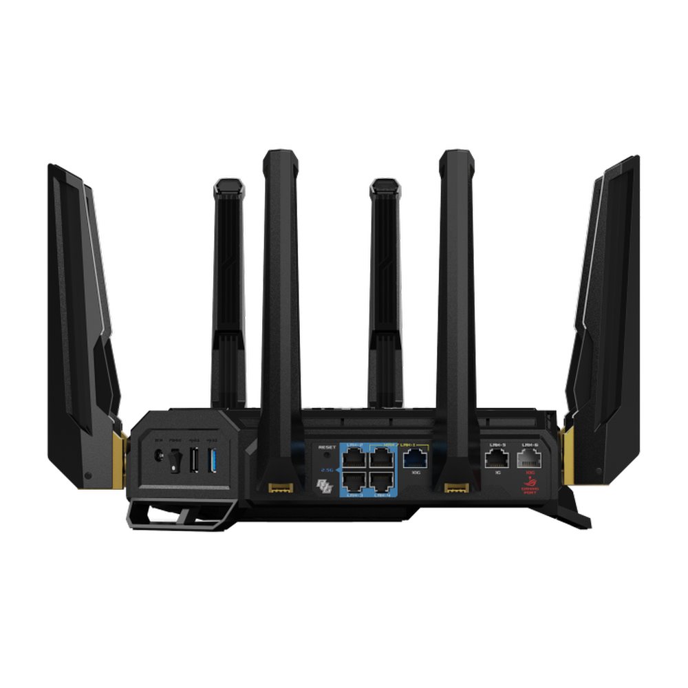 ASUS ROG Rapture GT-BE98 Edition 20 Quad-Band Gaming Wi-Fi 7 Router BE25000, 2×10G, 4×2.5G, USB 3.0