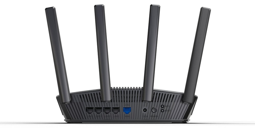 ASUS RT-BE59 Dual-Band Wi-Fi 7 Router BE5000, 5 int., 2×2.5G, 3×1G