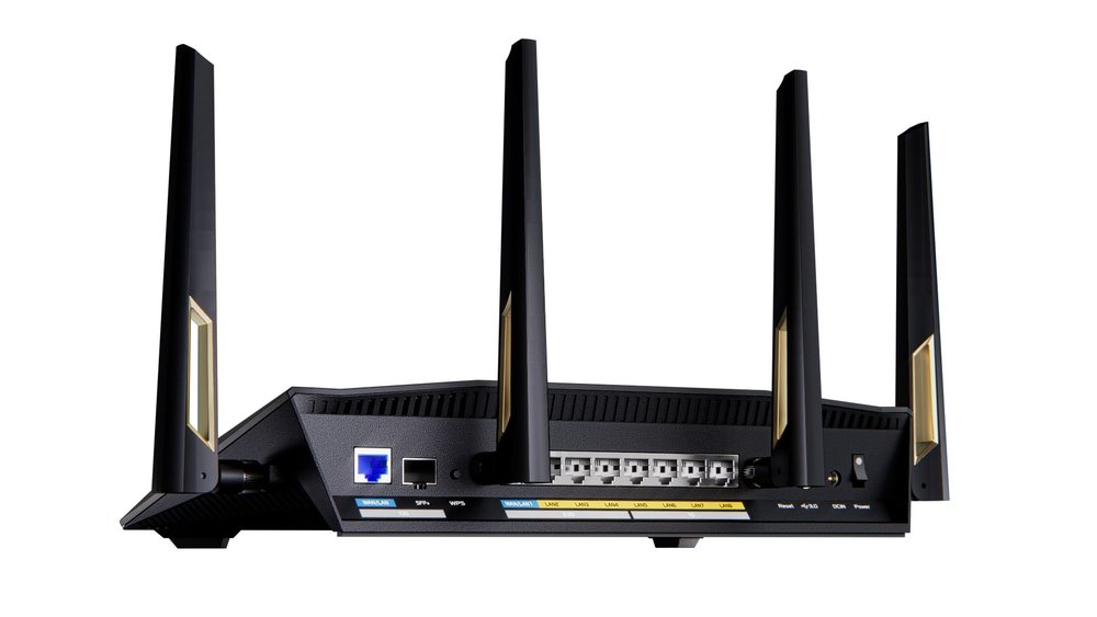 ASUS RT-BE88U Dual-Band Wi-Fi 7 Router BE7200, 4 ext., 1×10G, 4×2.5G, 4×1G, USB 3.2