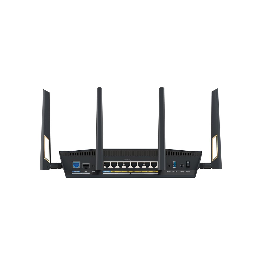 ASUS RT-BE88U Dual-Band Wi-Fi 7 Router BE7200, 4 ext., 1×10G, 4×2.5G, 4×1G, USB 3.2
