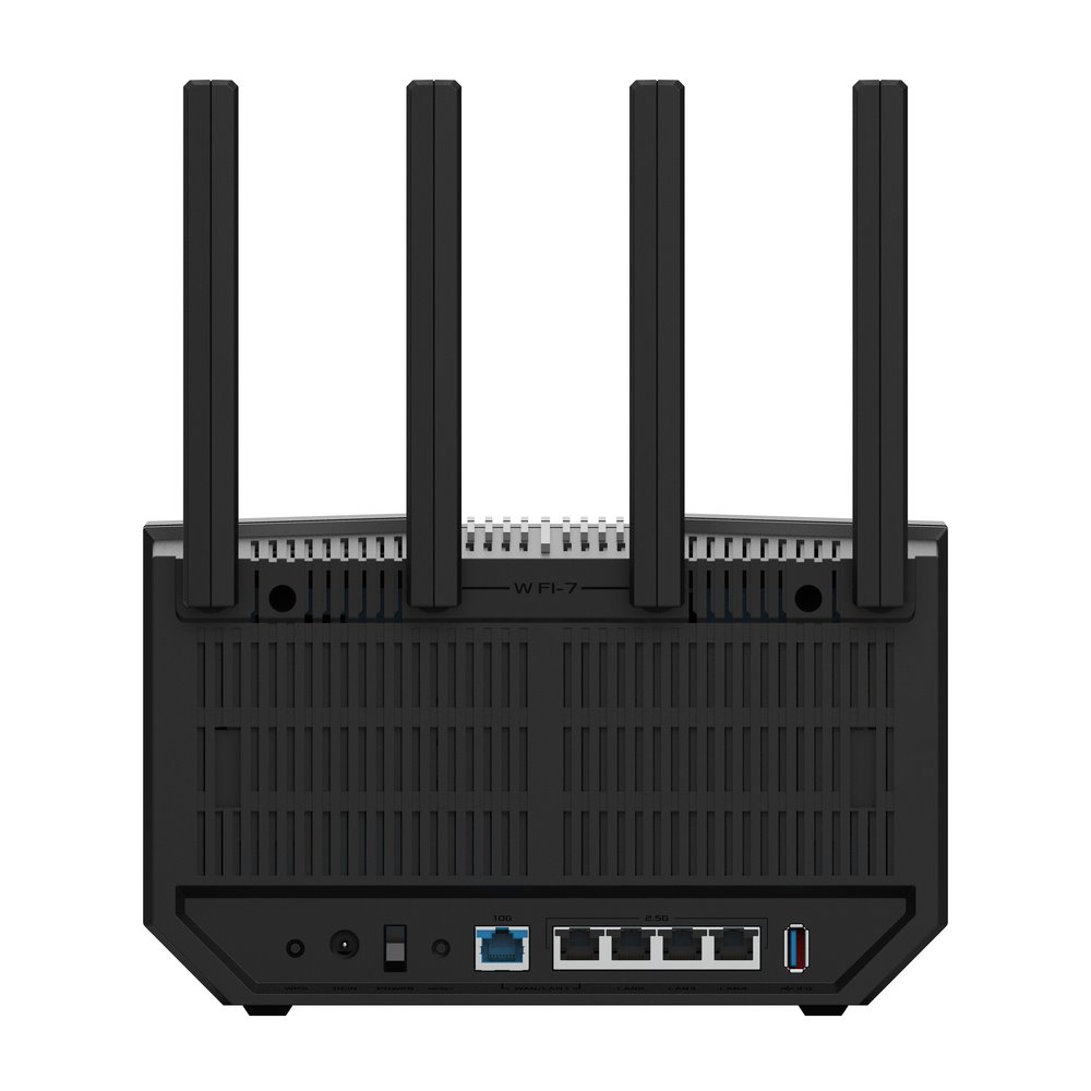 ASUS RT-BE92U Tri-Band Wi-Fi 7 Router BE9700, 4 ext., 1×10G, 4×2.5G, USB 3.2