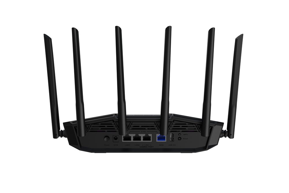 ASUS TUF Gaming BE6500 Dual-Band Wi-Fi 7 Router BE6500, 6 ext., 4×2.5G, USB 3.2
