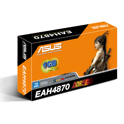 ASUS VGA EAH4870/2DI/1GB D5 2Slot-FAN