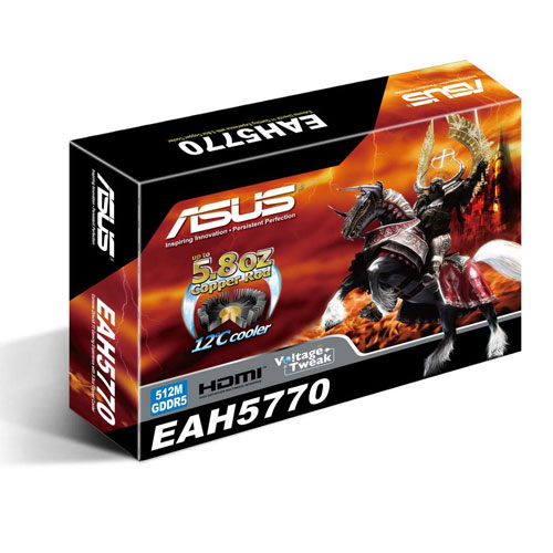 ASUS VGA EAH5770/2DI/512MB DDR5 2AS VGA+