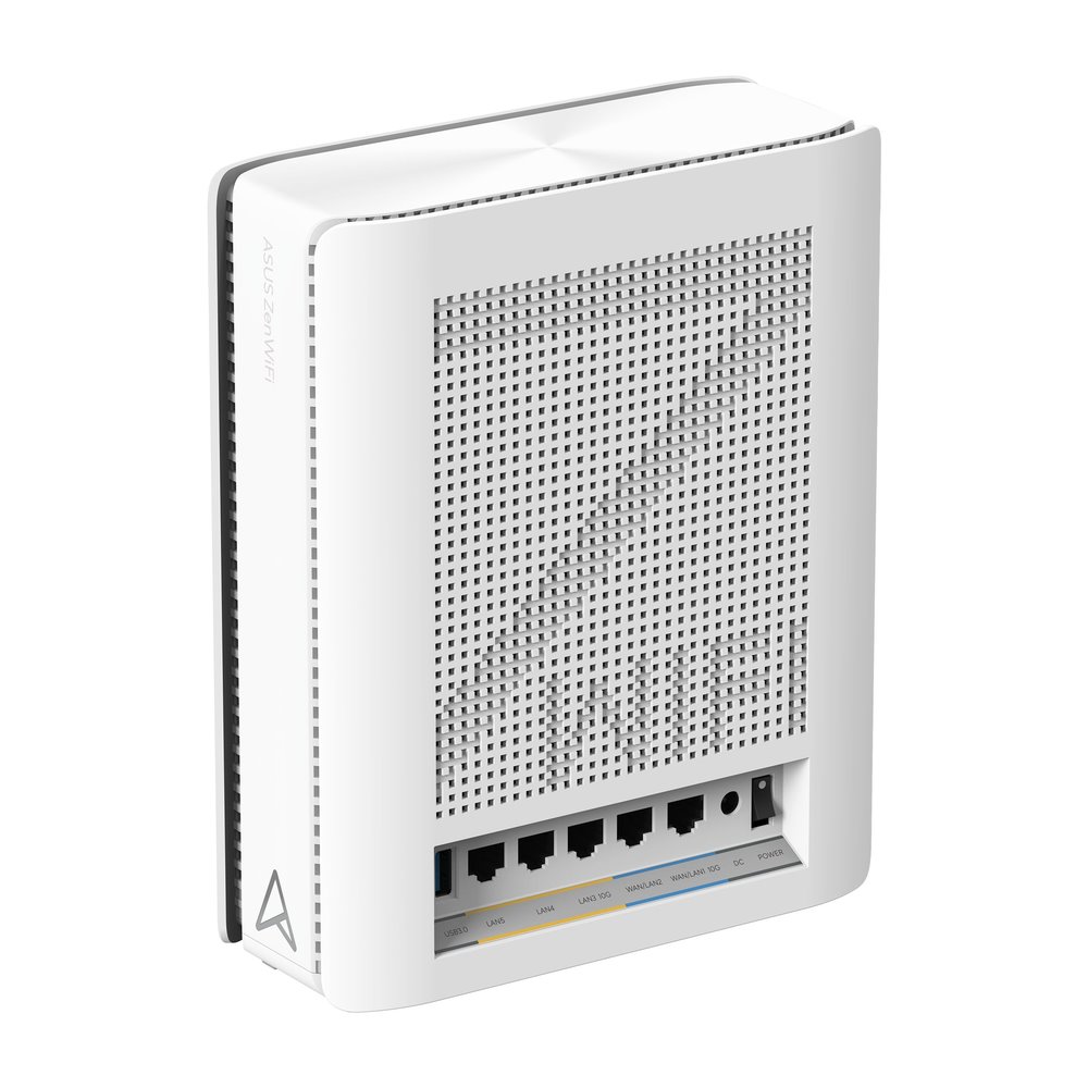 ASUS ZenWiFi BQ16 Quad-Band Mesh Wi-Fi 7 Router BE25000, 12 int., 2×10G, 3×1G, USB 3.0, 1ks