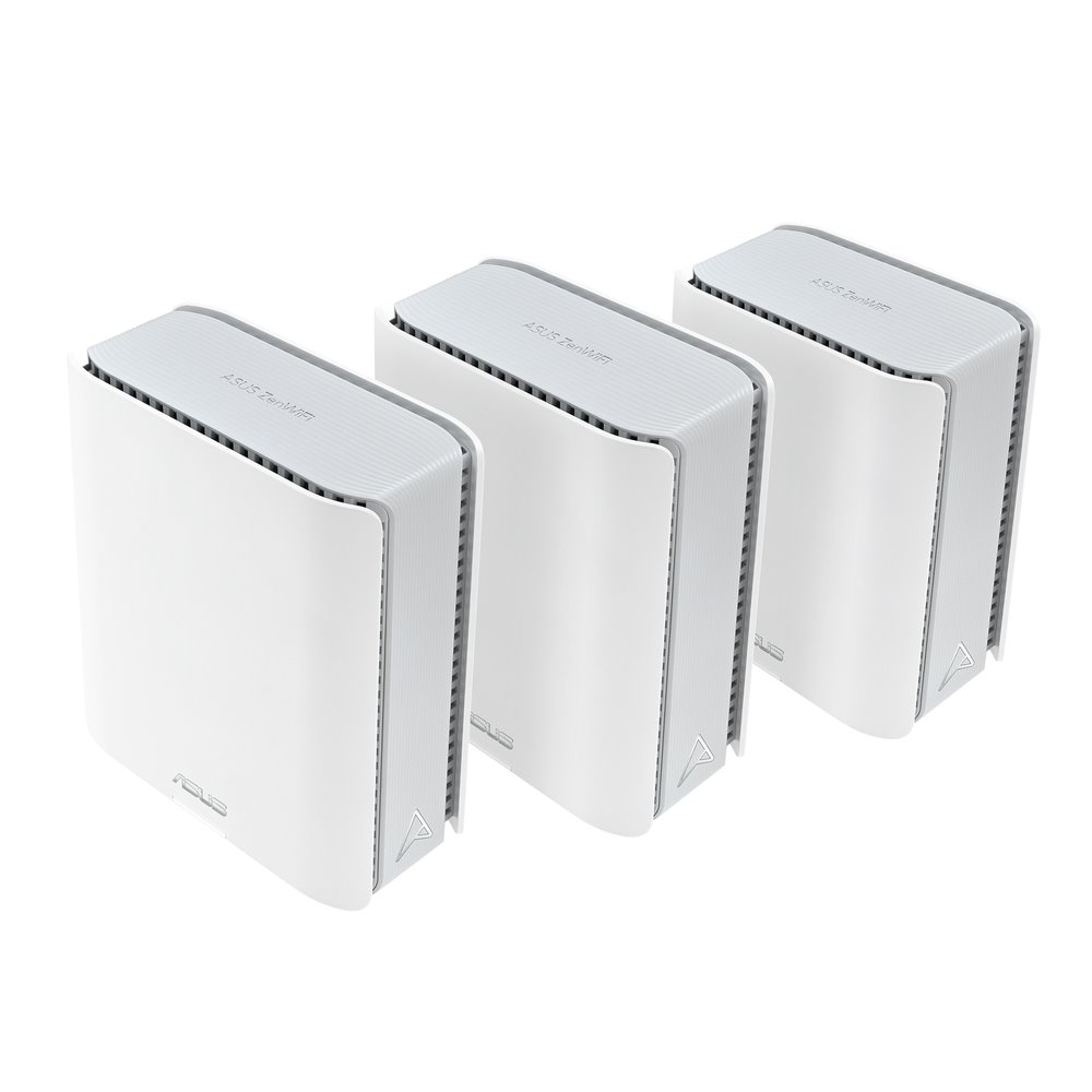 ASUS ZenWiFi BT10 Tri-Band Mesh Wi-Fi 7 Router BE18000, 8 int., 2×10G, 1×2.5G, USB 3.0, 3ks
