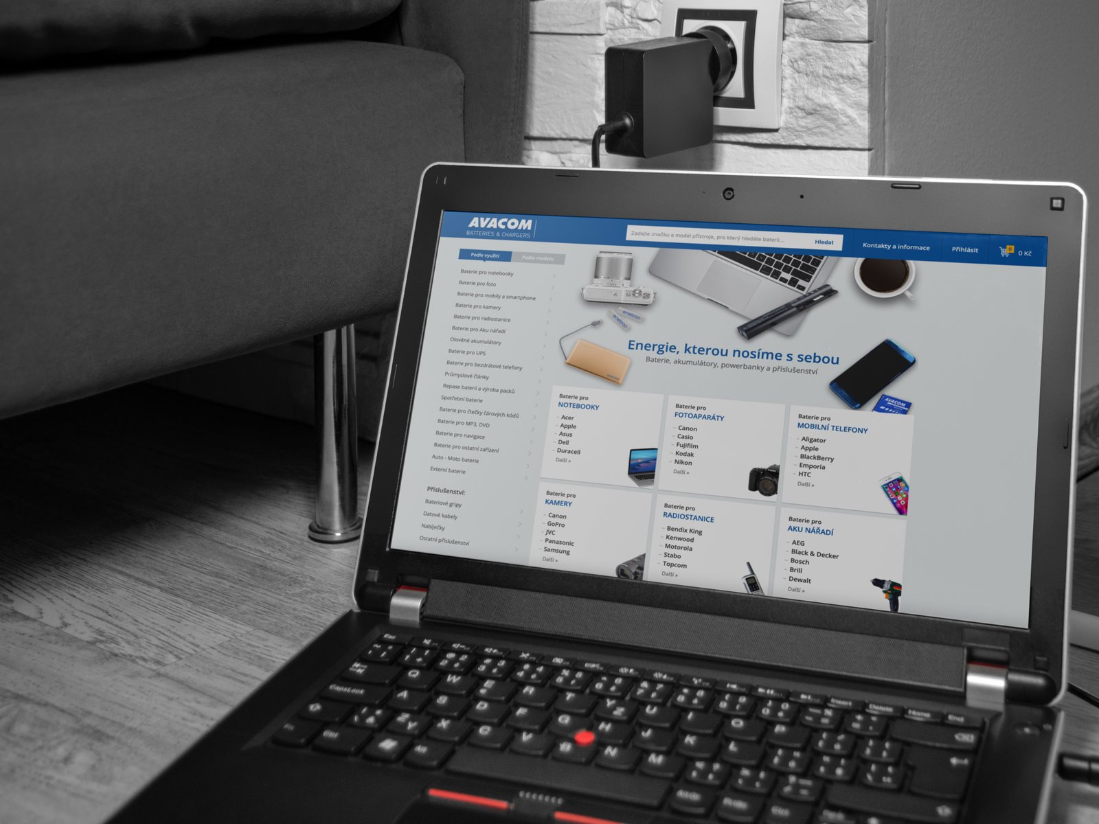 AVACOM QuickTIP 45W - univerzální adaptér pro notebooky + 9 konektorů