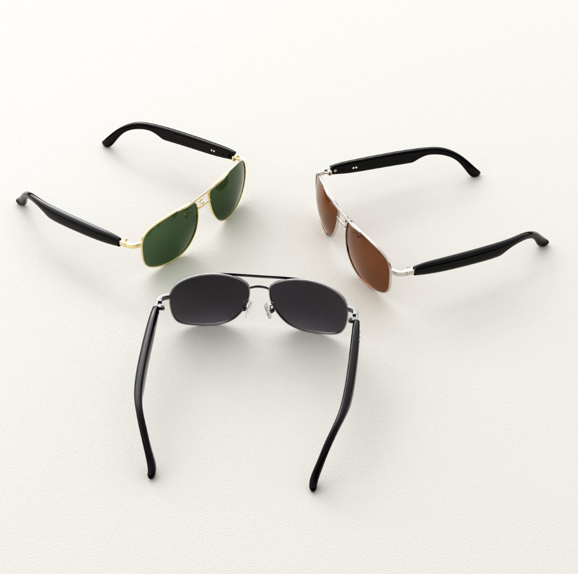 BLACKVIEW brýle D1 Pro,AB5756C 113Kb+1MB 105+105mAh BT 6.0,IP54,Voice assistant control Smart Eyewear 145x44x140mm,Black