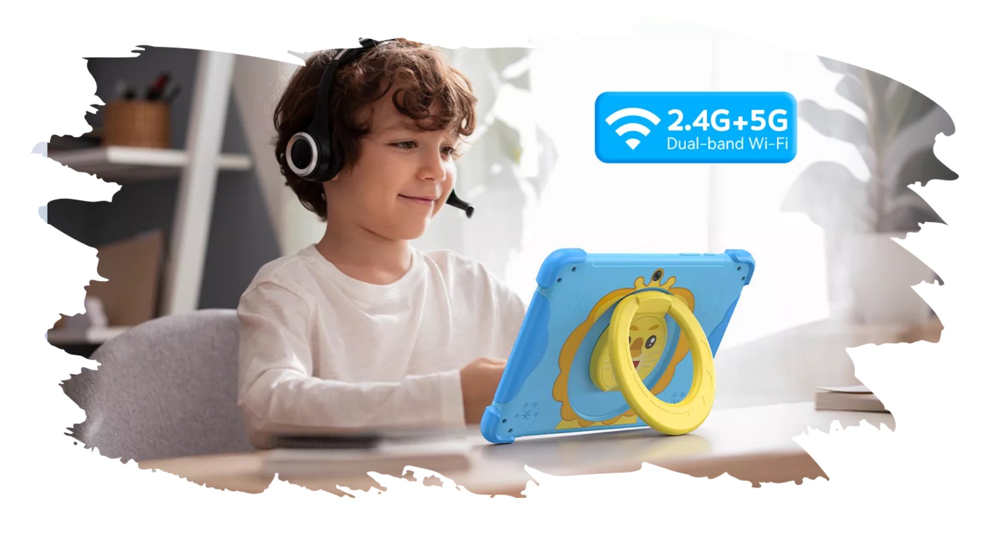 BLACKVIEW LINK 1 Kids BLUE 8.68"IPS 1340x800,4/64GB,Quad-core 2.0GHz,5+8MP,5000mAh,WiFi6,BT 5.0,Android 16