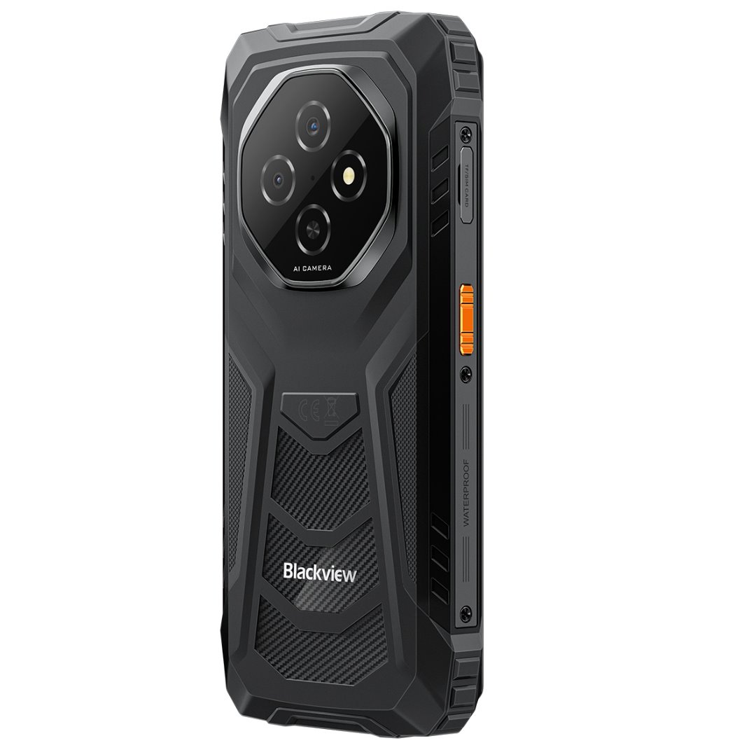 BLACKVIEW Rugged FORT1 LTE 6.56" BLACK,HD+ 1612x720,6+256GB,T615 Octa-Core 1.8GHz,8MP/16+2MP,NFC,10000mAh,Android 15
