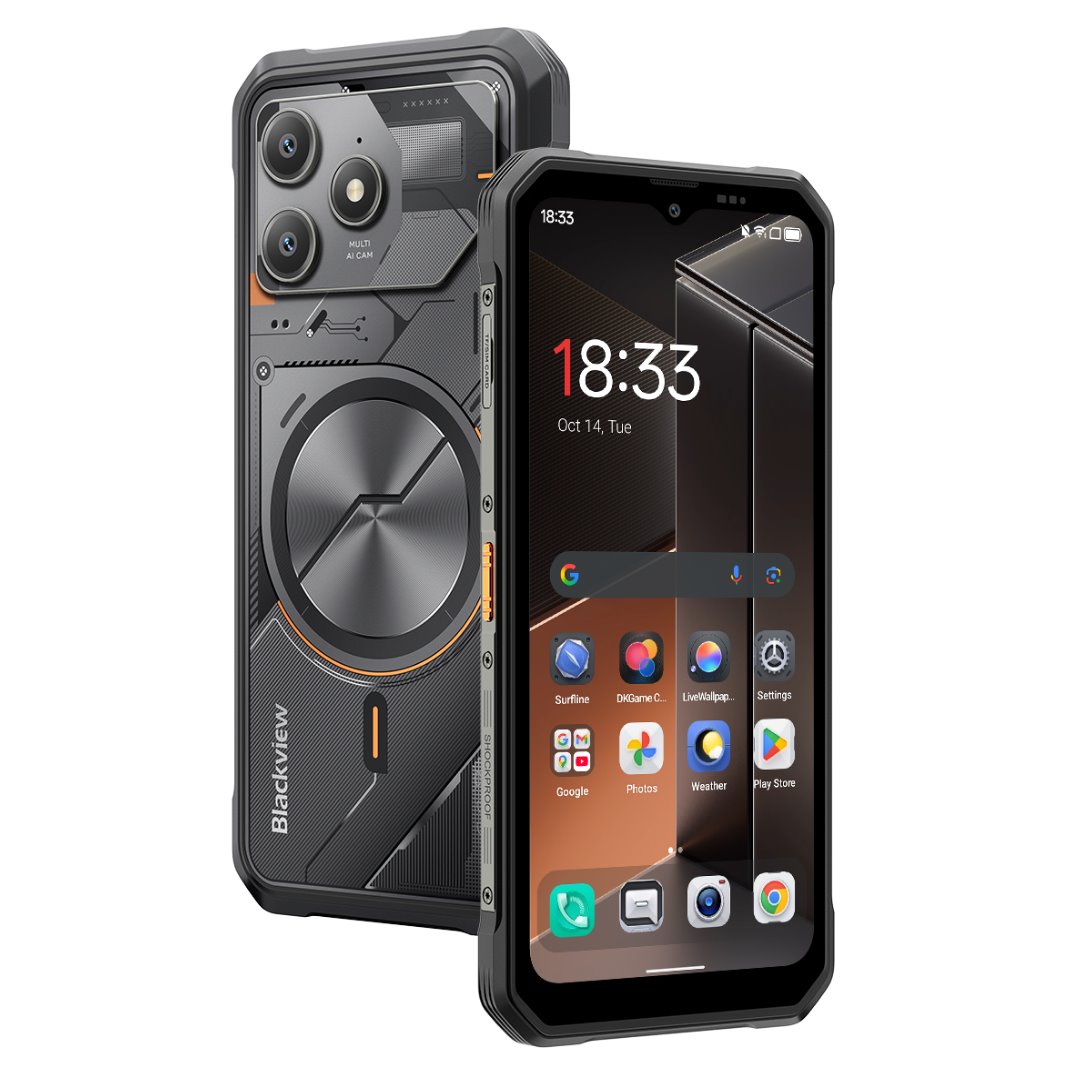 BLACKVIEW Rugged FORT100 LTE 6.56" BLACK,HD+ 1612x720,8+128GB,G81 Octa-Core 2.0GHz,13MP/16MP,NFC,5000mAh,Android 16