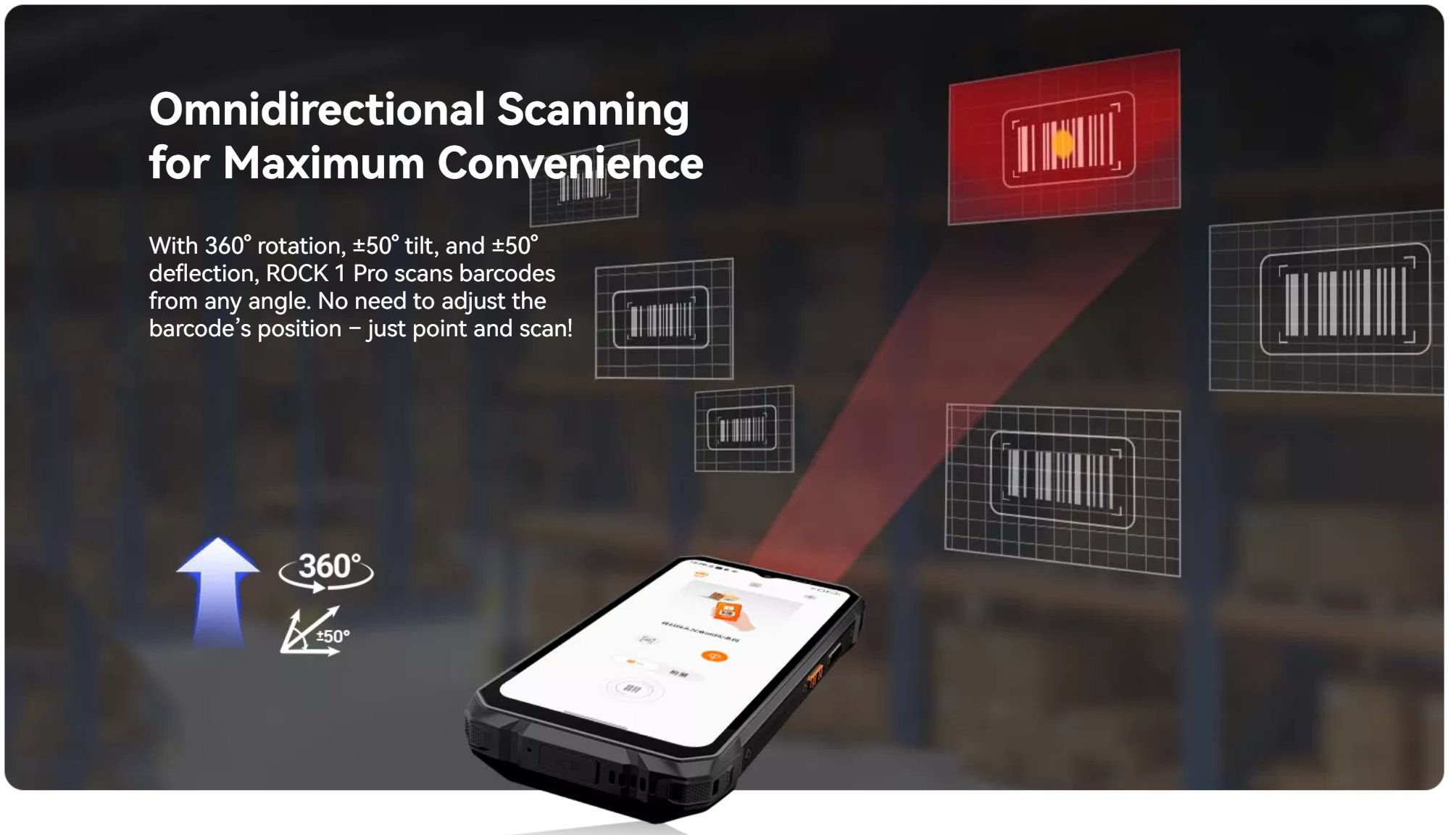 BLACKVIEW Rugged ROCK 1 Pro LTE 6.56" BLACK,HD+ 1612x720,8+256GB,G81 Octa-Core 2.0GHz,13MP/16+20MP,BARCODE,NFC,And16