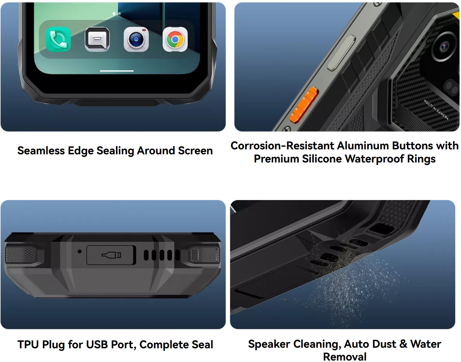 BLACKVIEW Rugged ROCK 1 Pro LTE 6.56" BLACK,HD+ 1612x720,8+256GB,G81 Octa-Core 2.0GHz,13MP/16+20MP,BARCODE,NFC,And16