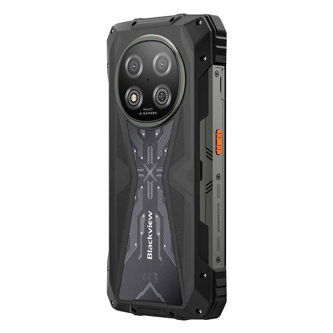 BLACKVIEW Rugged ROCK 2 5G 6.67" BLACK,HD+ 1640x720,12+256GB,T8100 Octa-Core 2.2GHz,13MP/16MP,NFC,15000mAh,Android 16