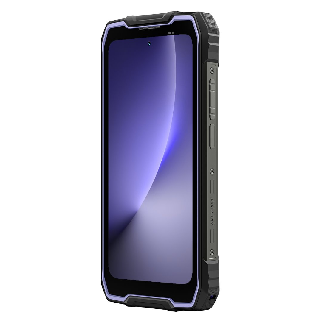 BLACKVIEW Rugged ROCK 2 5G 6.67" PURPLE,HD+ 1640x720,12+256GB,T8100 Octa-Core 2.2GHz,13MP/16MP,NFC,15000mAh,Android 16
