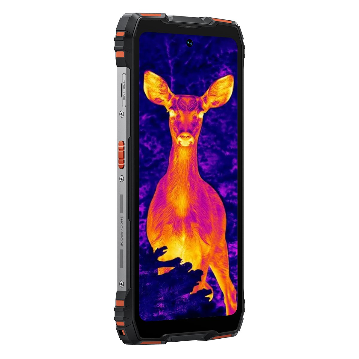 BLACKVIEW Rugged ROCK 3 LTE 6.78" ORANGE,FHD+ 2460x1080@120Hz,8+256GB,MT G100 Octa-Core 2.2GHz 50MP/108MP,NFC,Therm. cam