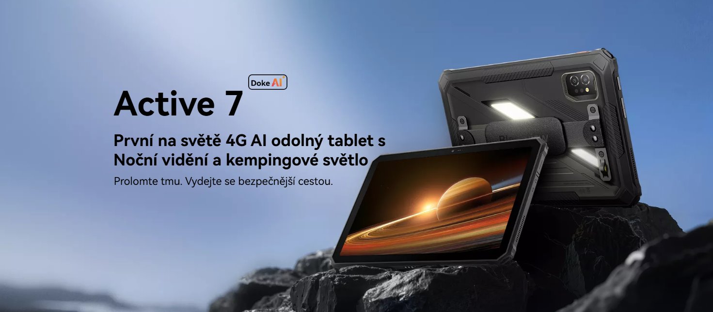 BLACKVIEW Rugged Tab Active 7 LTE 8GB/128GB 11",BLACK,Helio G81 Octa-core 2.0GHz,13MP/16MP+20MP,Night vision,Android 15