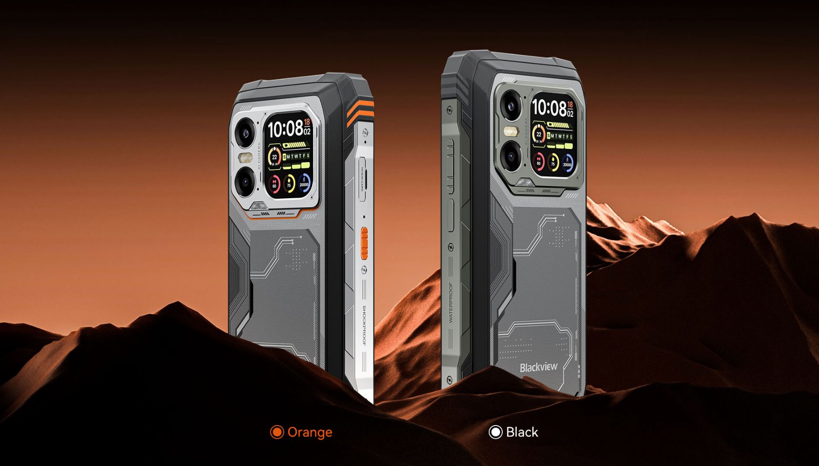 BLACKVIEW Rugged XPLORE 1 5G Rugged 6.78",FHD 2460x1080,12+256GB,Octa-core 2.4Ghz,50+64MP+20MP,Night,20000mAh,Android 15