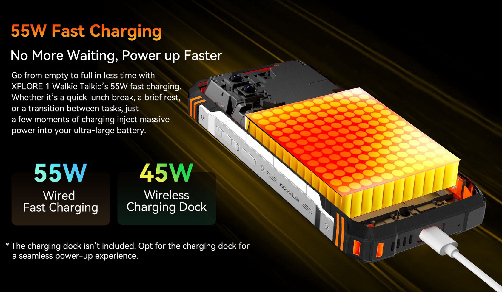 BLACKVIEW Rugged XPLORE 1 WT 5G Rugged 6.78",FHD 2460x1080,12+256GB,Octa-core 2.4Ghz,50+64MP+20MP,Night,20000mAh,Andr 15