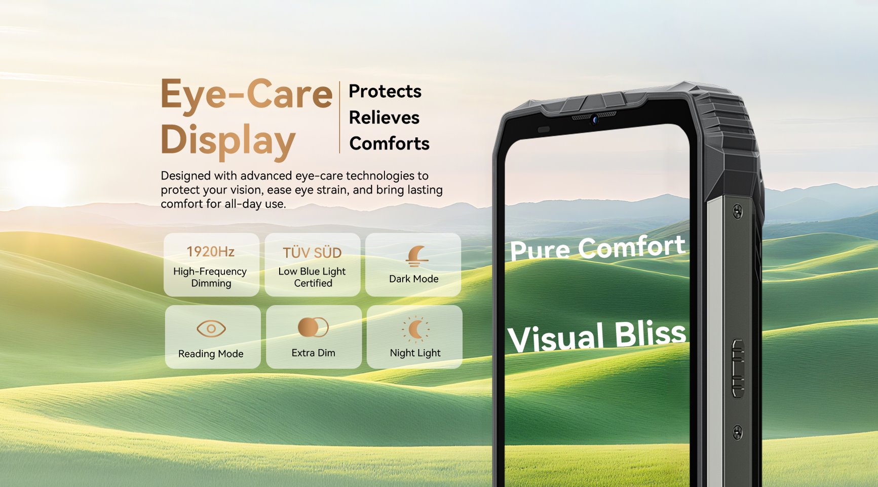 BLACKVIEW Rugged XPLORE 2 BLACK,6.73" AMOLED 3200x1440 120Hz 12/256Gb MT 8300 Octa-Core 3.35GHz,50+20MP,Night Vision