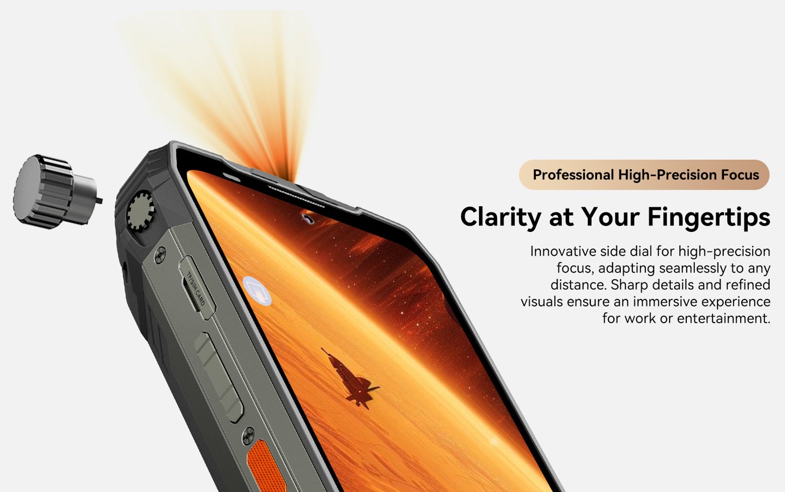 BLACKVIEW Rugged XPLORE 2 Projector BLACK,6.73" AMOLED 3200x1440 120Hz 16/1TB MT 8300 Octa-Core 3.35GHz,50+20MP,NightV