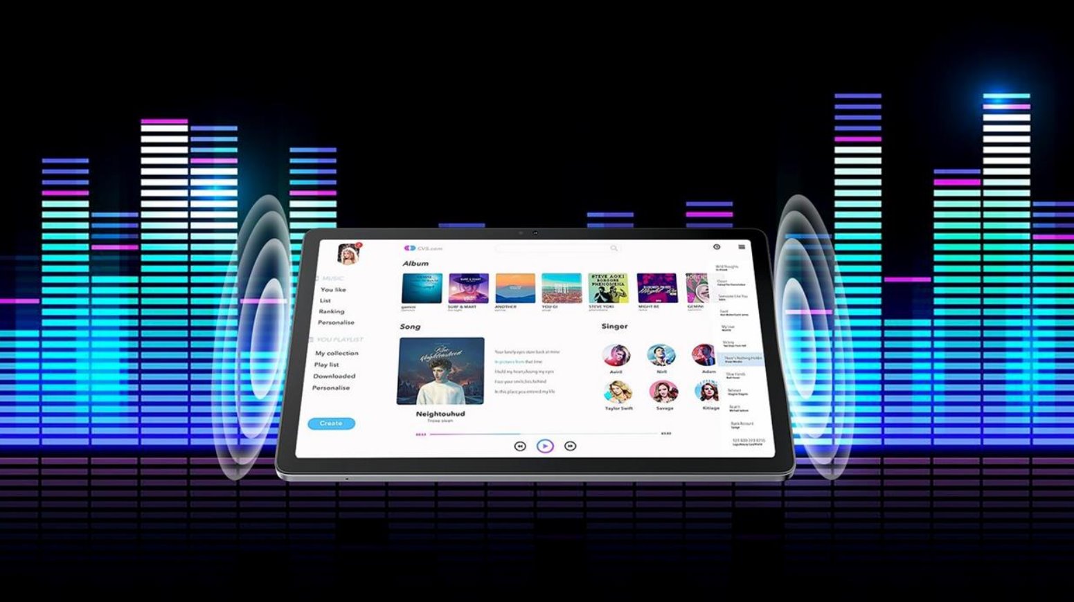 BLACKVIEW Tab 16 Pro 8/256GB, GREY, 11" FHD+ 1920x1200 IPS, Octa-core 2GHz, Camera 8MP/13MP, Battery 7700mAh, Android 14