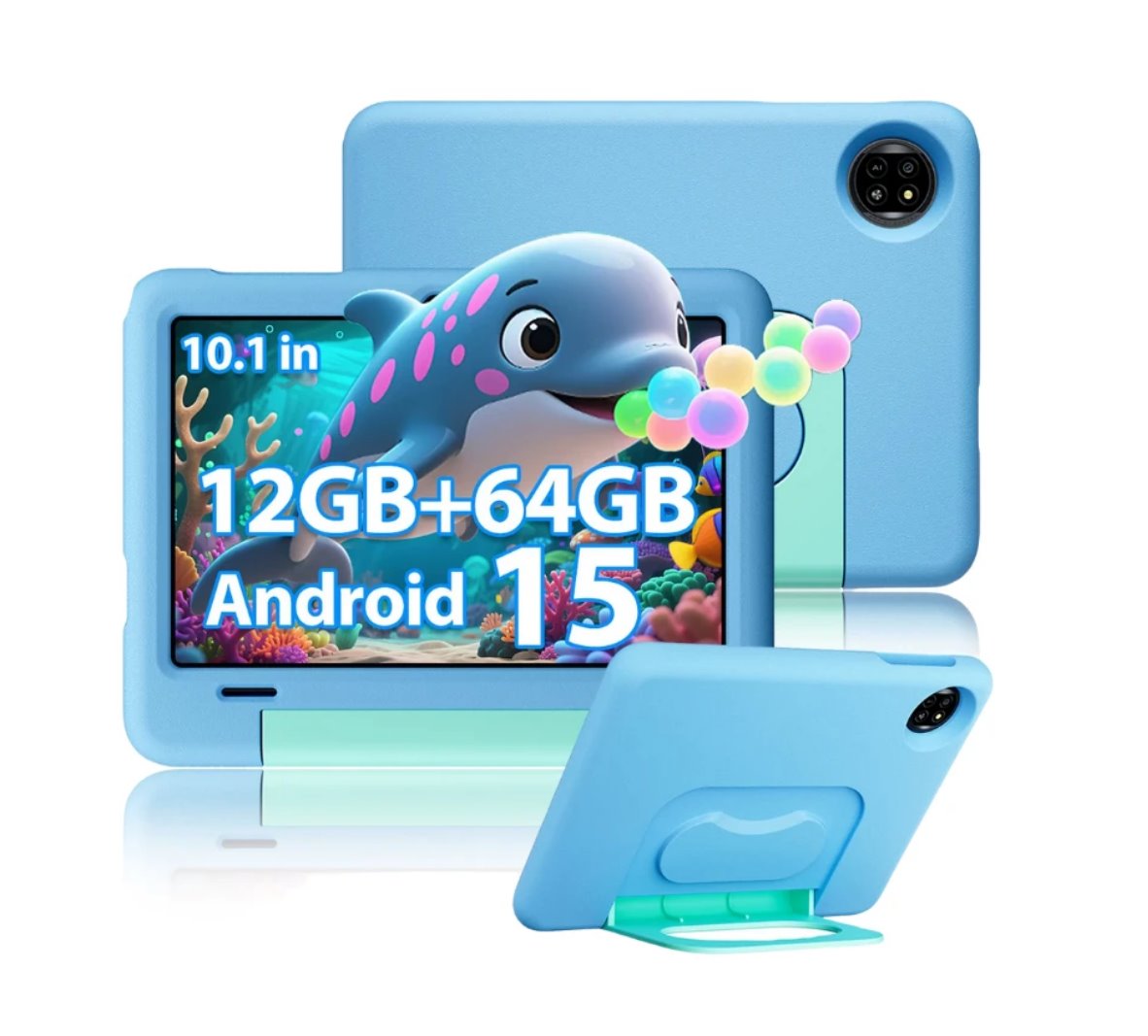 BLACKVIEW Tab 20 Kids BLUE WiFi 10.1-inch 800x1280 HD 60Hz Unisoc Tiger T310 2Hz 4GB + 64GB 6600mAh Cam 5MP/8MP WiFi5