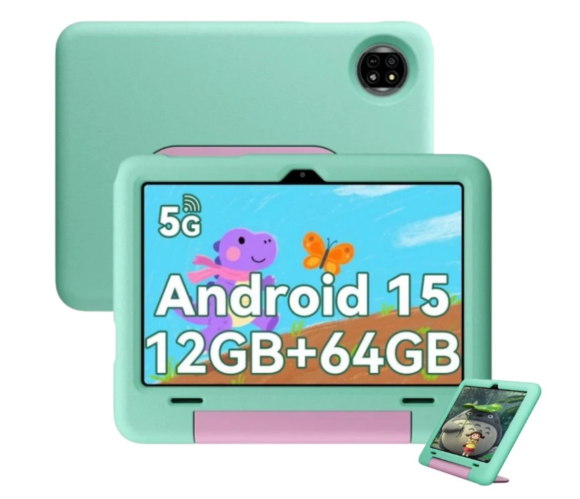 BLACKVIEW Tab 20 Kids GREEN WiFi 10.1-inch 800x1280 HD 60Hz Unisoc Tiger T310 2Hz 4GB + 64GB 6600mAh Cam 5MP/8MP WiFi5