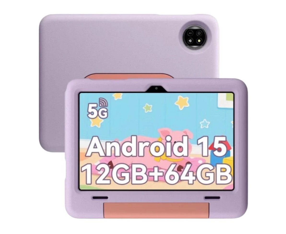 BLACKVIEW Tab 20 Kids PURPLE WiFi 10.1-inch 800x1280 HD 60Hz Unisoc Tiger T310 2Hz 4GB + 64GB 6600mAh Cam 5MP/8MP WiFi5