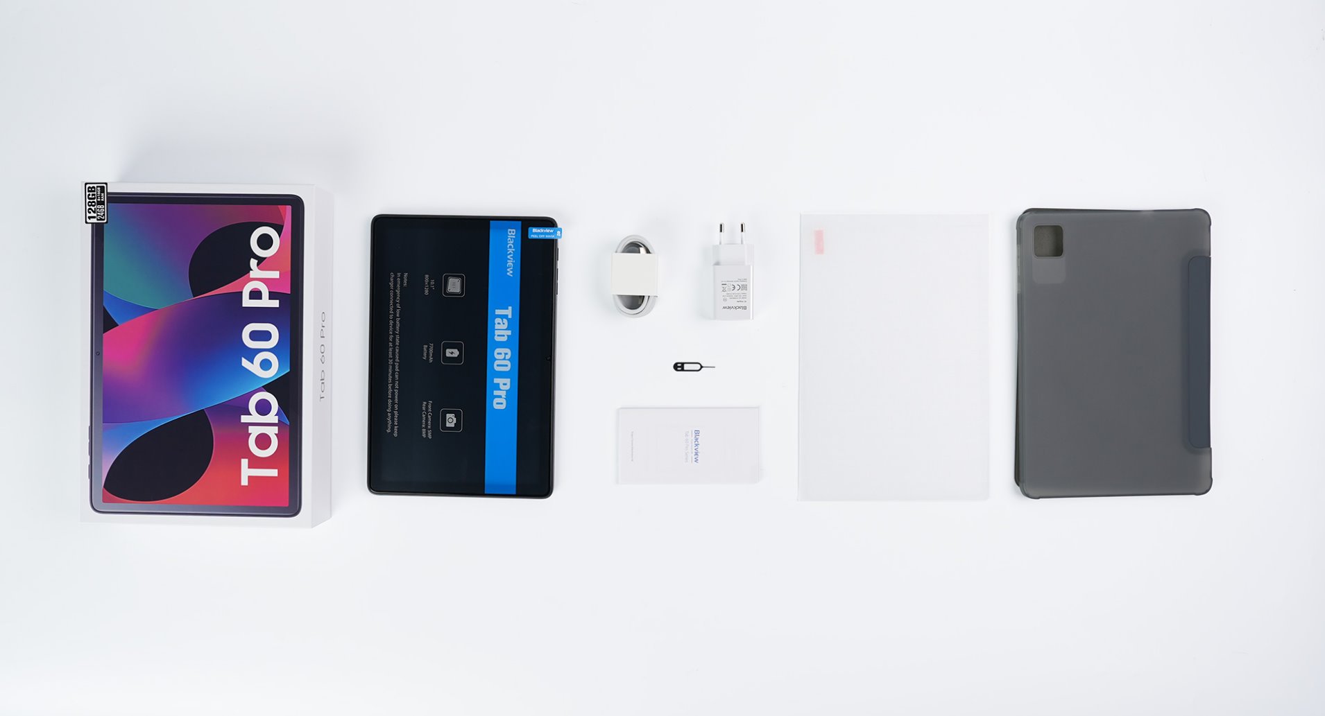 BLACKVIEW Tab 60 Pro LTE 4GB/128GB, 10.1-inch HD+ 800x1280 IPS LCD, Octa-core T606 1.6GHz, 5MP Front/8MP Back Camera, Ba