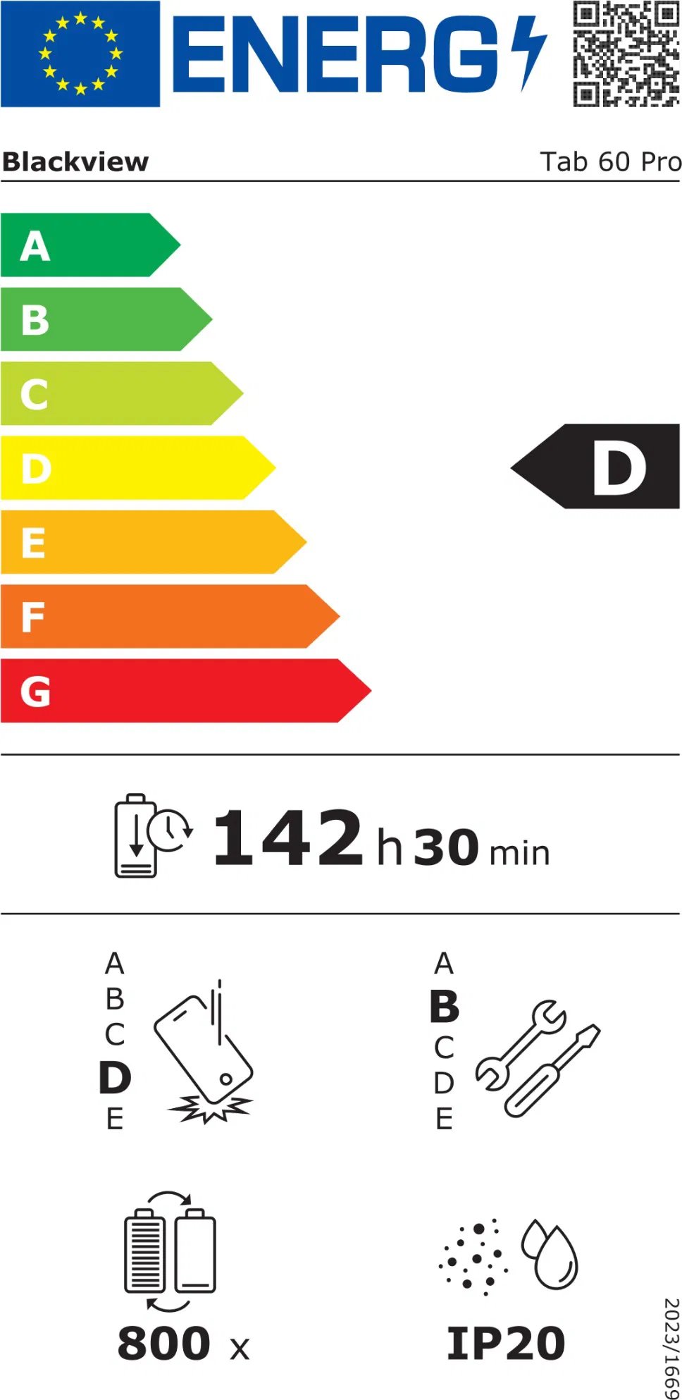 BLACKVIEW Tab 60 Pro LTE 4GB/128GB, 10.1-inch HD+ 800x1280 IPS LCD, Octa-core T606 1.6GHz, 5MP Front/8MP Back Camera, Ba