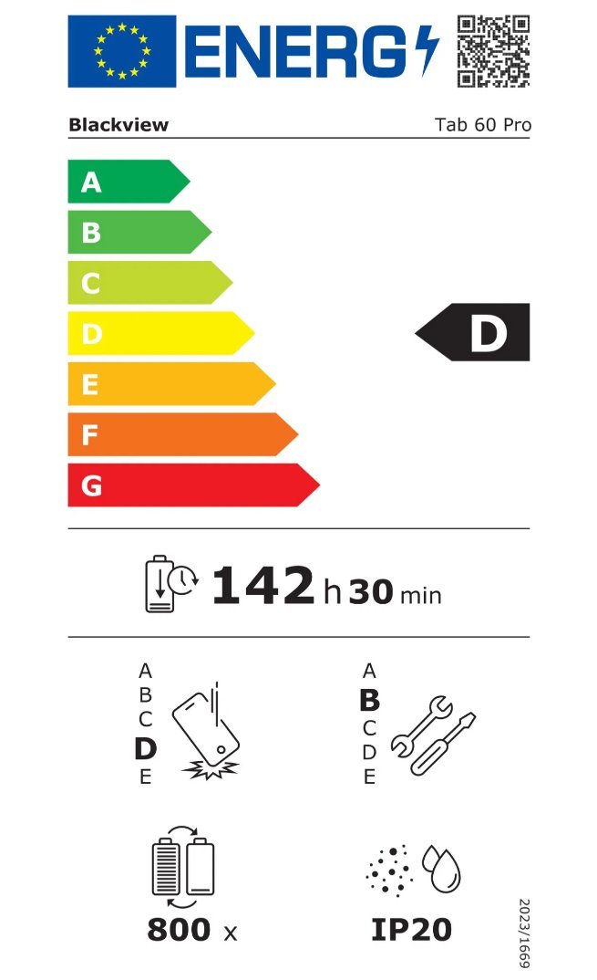 BLACKVIEW Tab 60 Pro SET LTE GREY 8GB/128GB,10.1" HD+ 800x1280 IPS 60Hz,Octa-core T606 1.6GHz,5MP/8MP,7700mAh,Andr 15