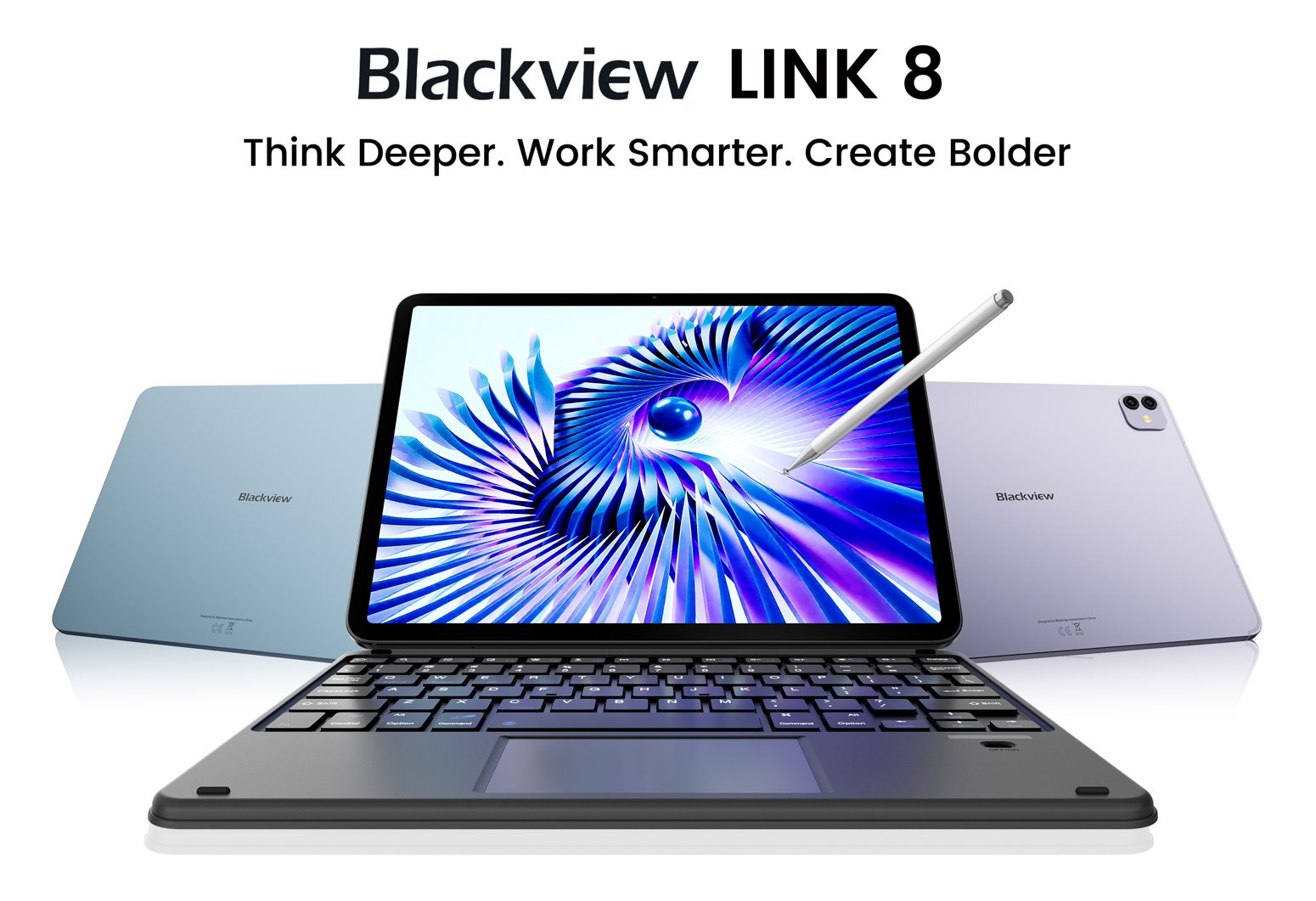 BLACKVIEW Tab LINK 8 SET WiFi 12.7" BLUE,2176x1600,6GB+256GB,G100 Octa-core 2.2GHz,13MP+16MP,8400mAh,Android 15