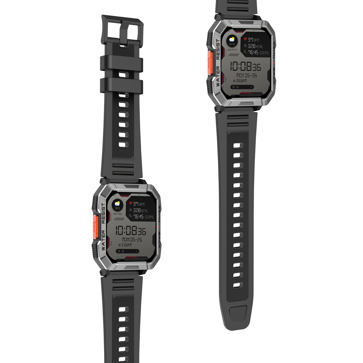 BLACKVIEW W60, 2.01inch HD,900mAh Battery, LED Flashlight & Compass Function, 24-hour SpO2 Detection + Heart Rate Monito