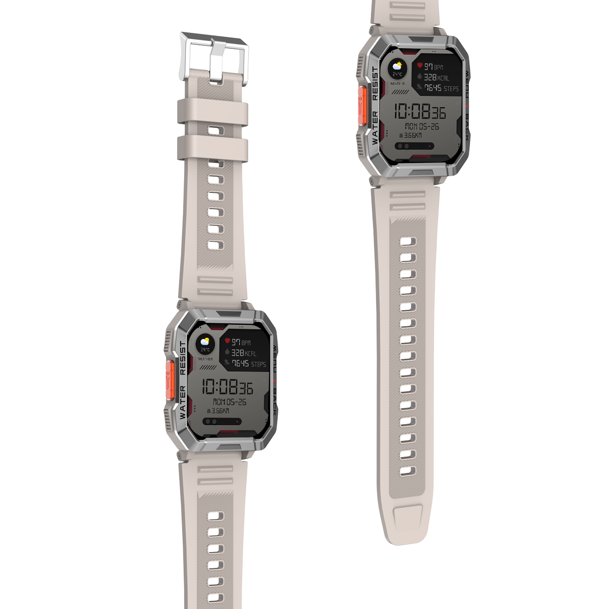 BLACKVIEW W60, 2.01inch HD,900mAh Battery, LED Flashlight & Compass Function, 24-hour SpO2 Detection + Heart Rate Monito