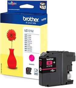 Brother LC-121M, cartridge magenta (300 str.)